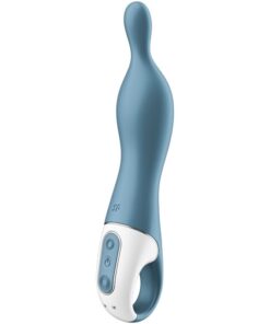 SATISFYER – AMAZING 1 VIBRADOR PUNTO A AZUL - intimamenities.com
