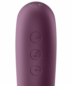 SATISFYER – DUAL KISS ESTIMULADOR CLITORIS PURPURA - intimamenities.com
