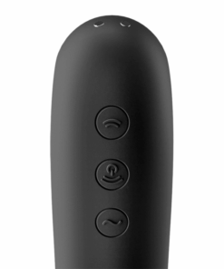 SATISFYER – DUAL KISS ESTIMULADOR CLITORIS NEGRO - intimamenities.com