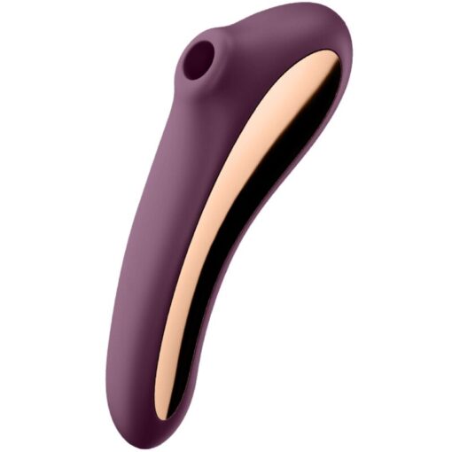 SATISFYER – DUAL KISS ESTIMULADOR CLITORIS PURPURA - intimamenities.com