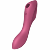 SATISFYER – CURVY TRINITY 3 ESTIMULADOR Y VIBRADOR ROJO - intimamenities.com