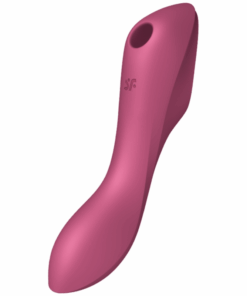 SATISFYER – CURVY TRINITY 3 ESTIMULADOR Y VIBRADOR ROJO - intimamenities.com