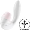 SATISFYER – SUPERNOVA ESTIMULADOR Y VIBRADOR BLANCO - intimamenities.com