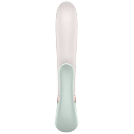 SATISFYER – HEAT WAVE VIBRADOR APP BLANCO - intimamenities.com