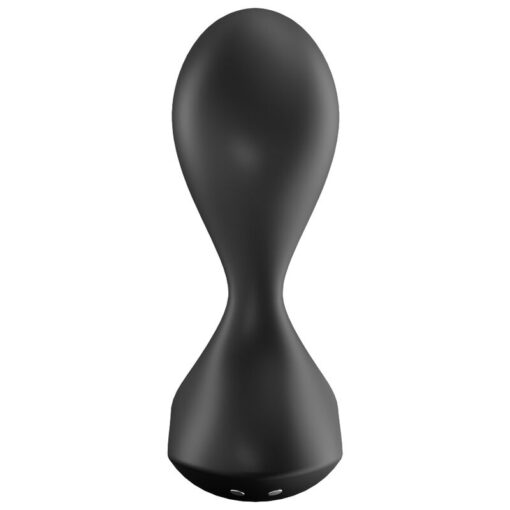 SATISFYER – SWEET SEAL PLUG VIBRADOR APP NEGRO - intimamenities.com