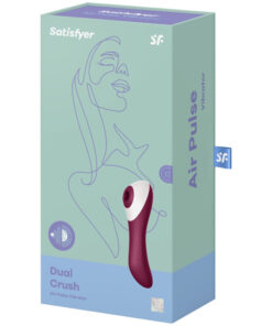 SATISFYER – DUAL CRUSH ESTIMULADOR Y VIBRADOR - intimamenities.com