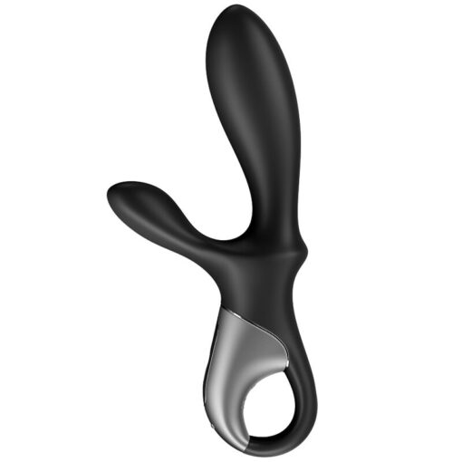 SATISFYER – HEAT CLIMAX+ VIBRADOR ANAL APP NEGRO - intimamenities.com