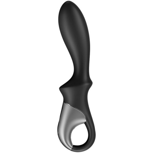 SATISFYER – HEAT CLIMAX VIBRADOR ANAL APP NEGRO - intimamenities.com