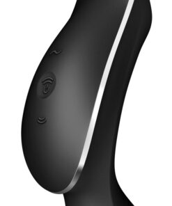 SATISFYER – CURVY TRINITY 2 ESTIMULADOR Y VIBRADOR NEGRO - intimamenities.com