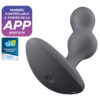 SATISFYER – DEEP DIVER PLUG VIBRADOR APP GRIS - intimamenities.com