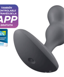 SATISFYER – DEEP DIVER PLUG VIBRADOR APP GRIS - intimamenities.com
