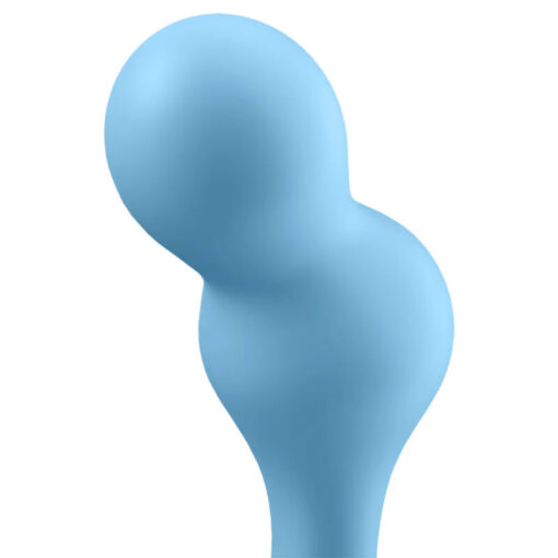 SATISFYER – DEEP DIVER PLUG VIBRADOR APP AZUL - intimamenities.com