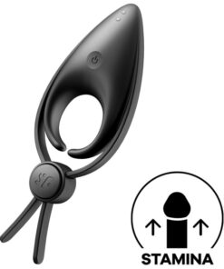 SATISFYER – SNIPER ANILLO VIBRADOR NEGRO - intimamenities.com