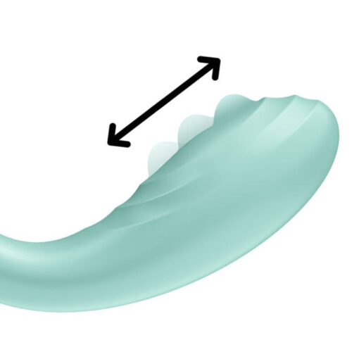 SATISFYER – RRROLLING PLEASURE VIBRADOR PUNTO G VERDE - intimamenities.com