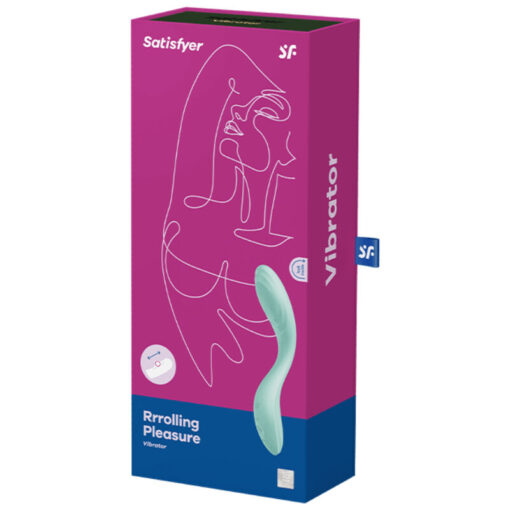 SATISFYER – RRROLLING PLEASURE VIBRADOR PUNTO G VERDE - intimamenities.com