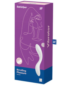 SATISFYER – RRROLLING PLEASURE VIBRADOR PUNTO G BLANCO - intimamenities.com
