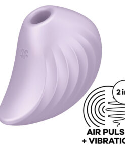 SATISFYER – PEARL DIVER ESTIMULADOR Y VIBRADOR VIOLETA - intimamenities.com