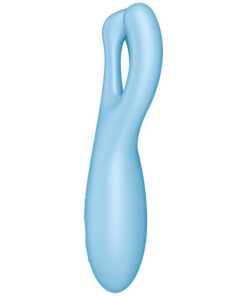 SATISFYER – THREESOME 4 VIBRADOR APP AZUL - intimamenities.com