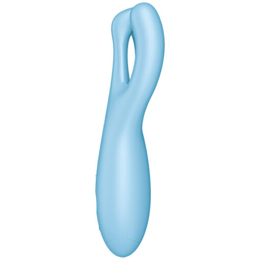 SATISFYER – THREESOME 4 VIBRADOR APP AZUL - intimamenities.com