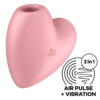 SATISFYER – CUTIE HEART ESTIMULADOR Y VIBRADOR ROSA - intimamenities.com