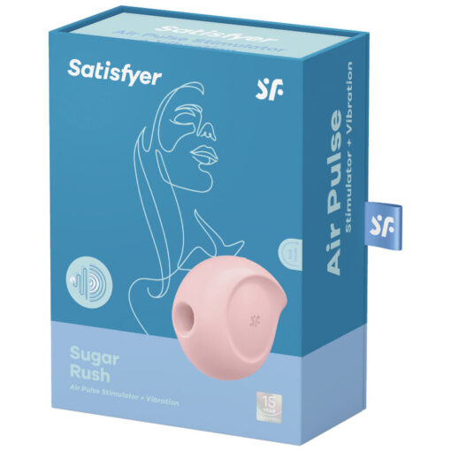 SATISFYER – SUGAR RUSH ESTIMULADOR Y VIBRADOR ROSA - intimamenities.com