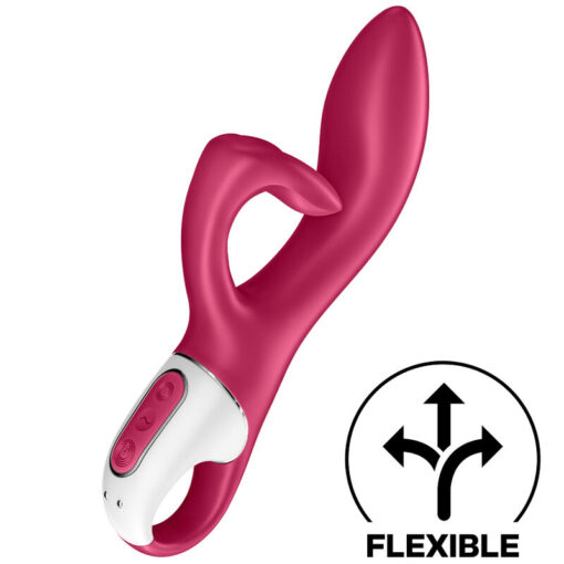 SATISFYER – EMBRACE ME VIBRADOR PUNTO G ROJO - intimamenities.com