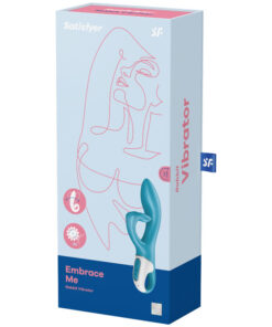 SATISFYER – EMBRACE ME VIBRADOR PUNTO G TURQUESA - intimamenities.com