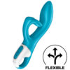 SATISFYER – EMBRACE ME VIBRADOR PUNTO G TURQUESA - intimamenities.com