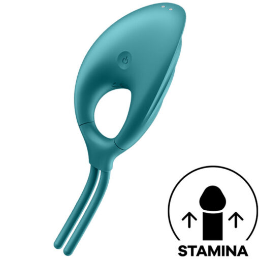 SATISFYER – SWORDSMAN ANILLO VIBRADOR VERDE - intimamenities.com