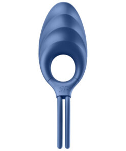 SATISFYER – SWORDSMAN ANILLO VIBRADOR AZUL - intimamenities.com