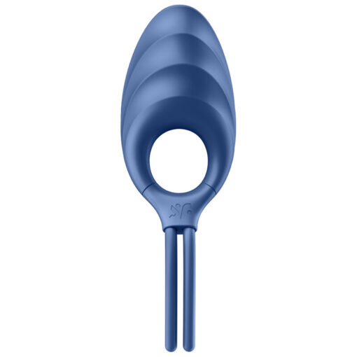 SATISFYER – SWORDSMAN ANILLO VIBRADOR AZUL - intimamenities.com