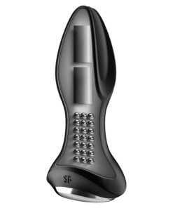 SATISFYER – ROTATOR PLUG 2+ PLUG VIBRADOR APP NEGRO - intimamenities.com
