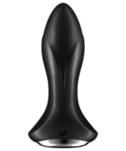 SATISFYER – ROTATOR PLUG 1+ PLUG VIBRADOR APP NEGRO - intimamenities.com