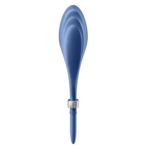 SATISFYER – DUELIST ANILLO VIBRADOR AZUL - intimamenities.com