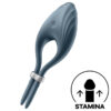 SATISFYER – DUELIST ANILLO VIBRADOR GRIS - intimamenities.com