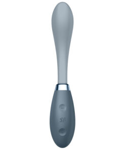 SATISFYER – G-SPOT FLEX 3 MULTI VIBRADOR GRIS - intimamenities.com