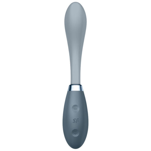 SATISFYER – G-SPOT FLEX 3 MULTI VIBRADOR GRIS - intimamenities.com