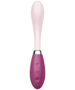 SATISFYER – G-SPOT FLEX 3 MULTI VIBRADOR ROJO - intimamenities.com