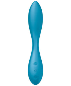 SATISFYER – G-SPOT FLEX 1 MULTI VIBRADOR AZUL - intimamenities.com