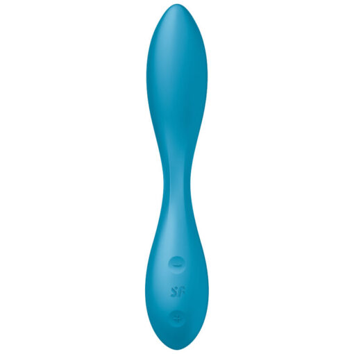 SATISFYER – G-SPOT FLEX 1 MULTI VIBRADOR AZUL - intimamenities.com