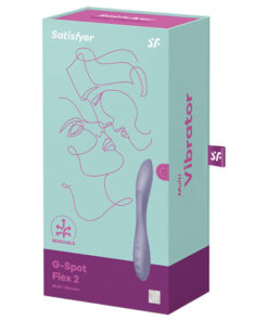 SATISFYER – G-SPOT FLEX 2 MULTI VIBRADOR MORADO - intimamenities.com