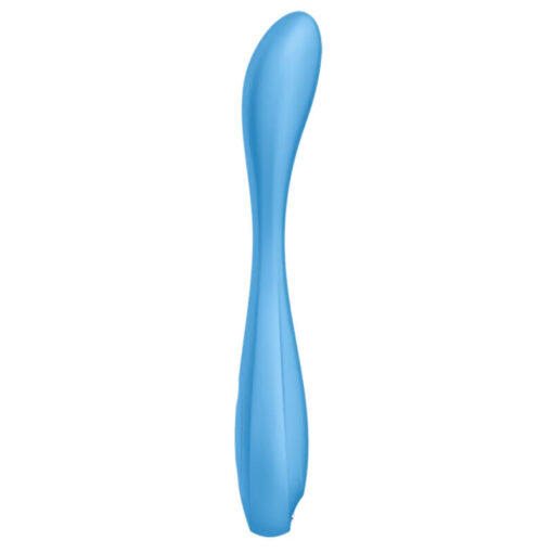 SATISFYER – G-SPOT FLEX 4+ MULTI VIBRADOR APP AZUL - intimamenities.com