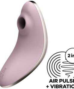 SATISFYER – VULVA LOVER 1 ESTIMULADOR Y VIBRADOR VIOLETA - intimamenities.com