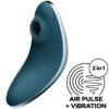SATISFYER – VULVA LOVER 1 ESTIMULADOR Y VIBRADOR AZUL - intimamenities.com