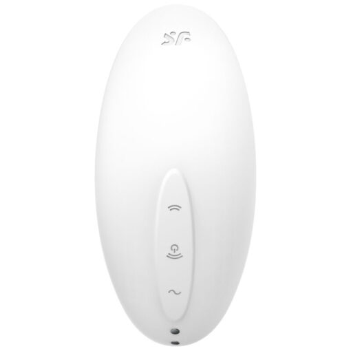 SATISFYER – VULVA LOVER 2 ESTIMULADOR Y VIBRADOR BLANCO - intimamenities.com