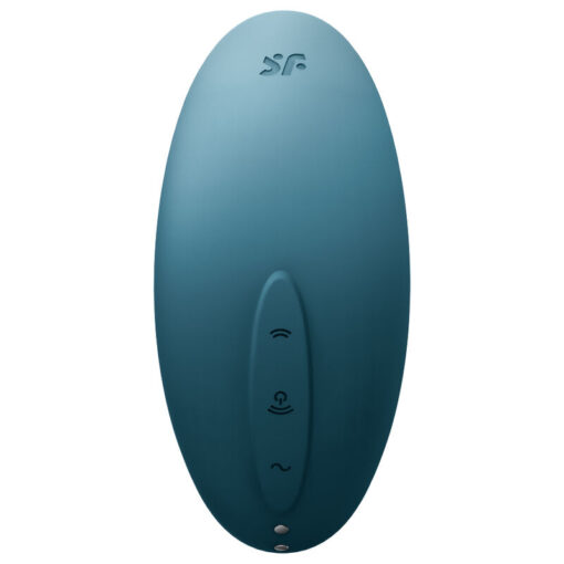 SATISFYER – VULVA LOVER 2 ESTIMULADOR Y VIBRADOR AZUL - intimamenities.com