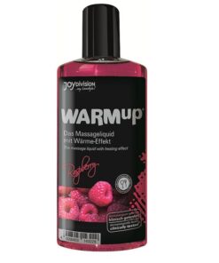 JOYDIVISION WARMUP – ACEITE DE MASAJE EFECTO CALOR FRAMBUESA 150ML - intimamenities.com