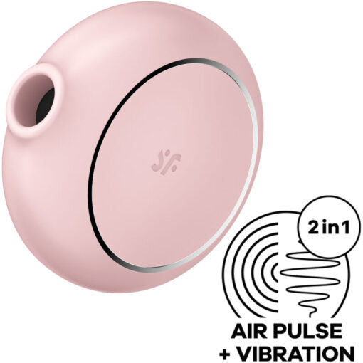SATISFYER – PRO TO GO 3 ESTIMULADOR Y VIBRADOR DOBLE ROSA - intimamenities.com