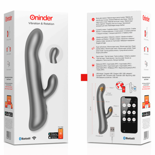 ONINDER – OSLO VIBRACIÓN & ROTACIÓN NEGRO – APP GRATUITA - intimamenities.com