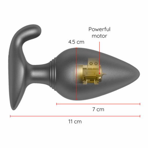 ONINDER – RIO PLUG ANAL VIBRADOR NEGRO – APP GRATUITA - intimamenities.com